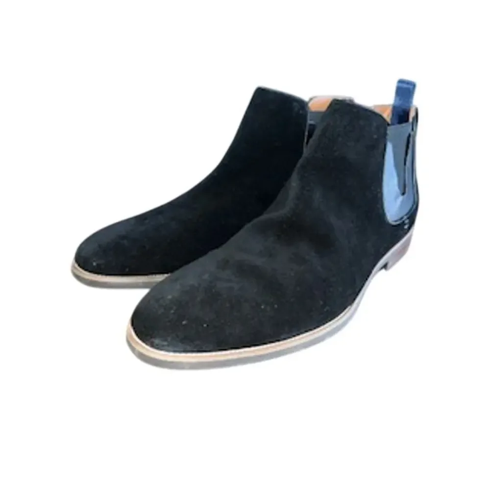 Florsheim Men's sz 13M “Flare” Black Suede Leather Chelsea Boot
